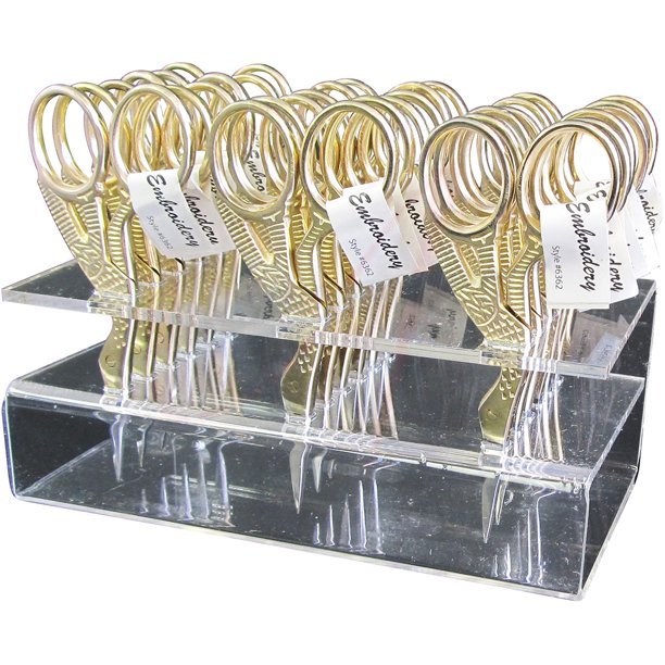GOLD STORK EMBROIDERY SCISSORS - Click Image to Close