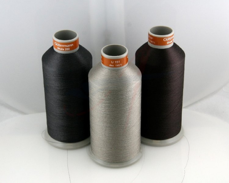 Thread – Gutermann Black Fine Cotton – Berlin Embroidery Designs