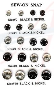 ROUND SEW ON SNAPS - Click Image to Close