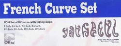 FRENCH CURVE SET - Click Image to Close