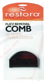 FUZZ REMOVAL COMB - Click Image to Close