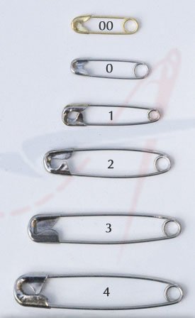 STEEL SAFETY PINS - Click Image to Close