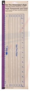 SEE-THRU DRESSMAKER'S RULER - Click Image to Close