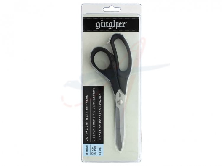 GINGHER 8" LIGHTWEIGHT SCISSORS - Click Image to Close