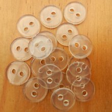 CLEAR BACKING BUTTONS