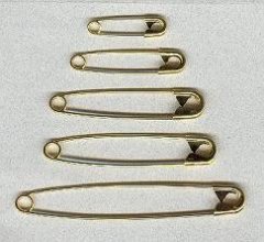 BRASS SAFETY PINS